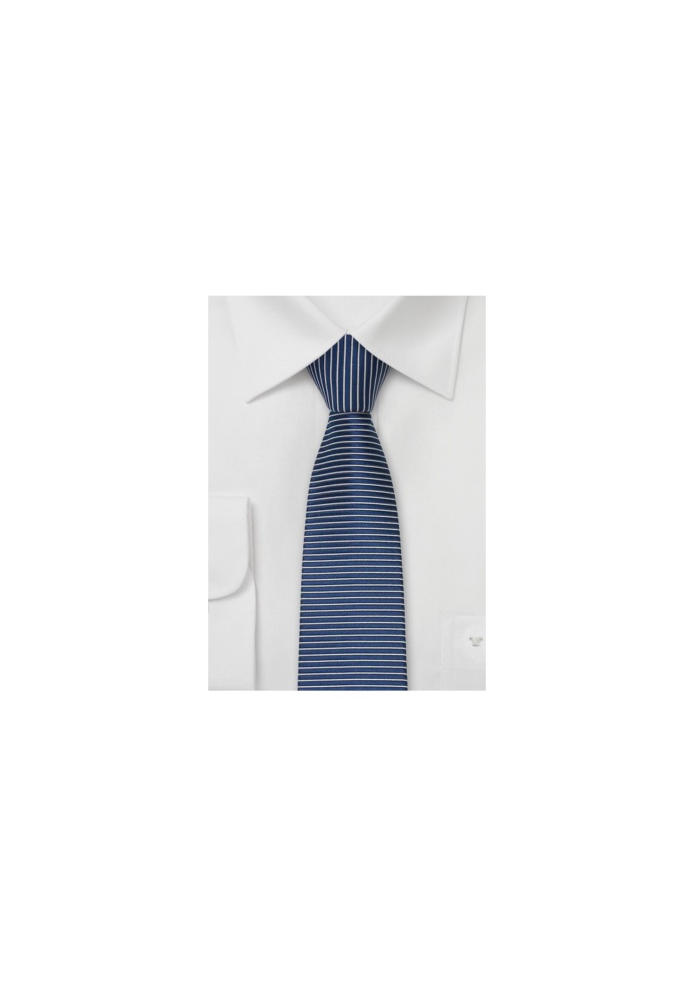 Skinny Neck Ties - Skinny Silk Tie by Cavallieri