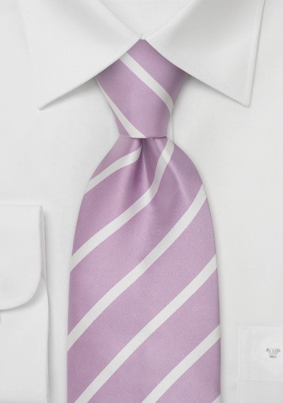 Pink Striped Silk Tie | Cheap-Neckties.com