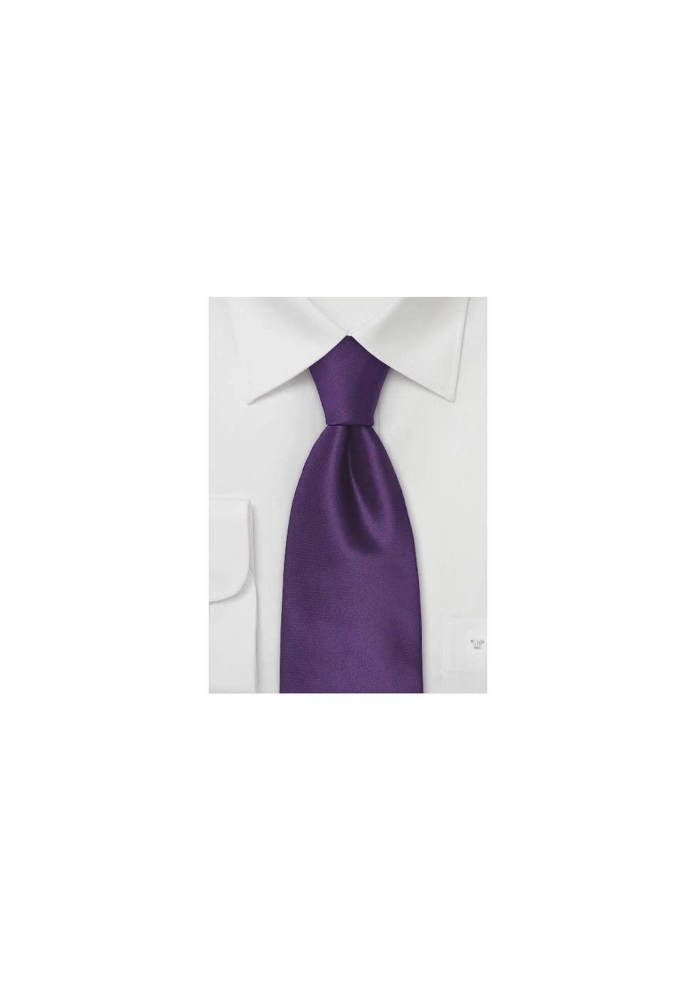 Indigo-Purple Silk Necktie
