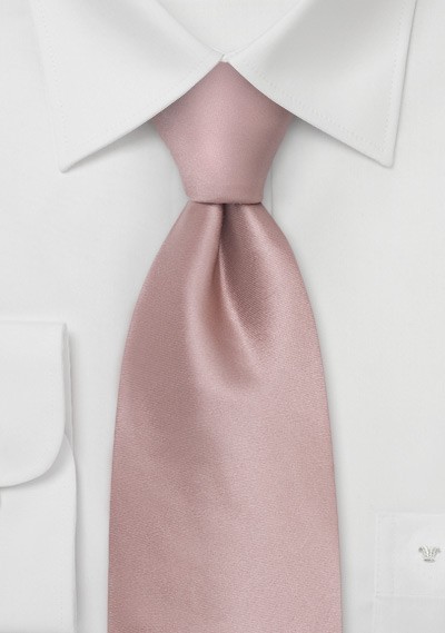 Solid Pink Ties - Elegant Silver-Pink Necktie | Cheap-Neckties.com