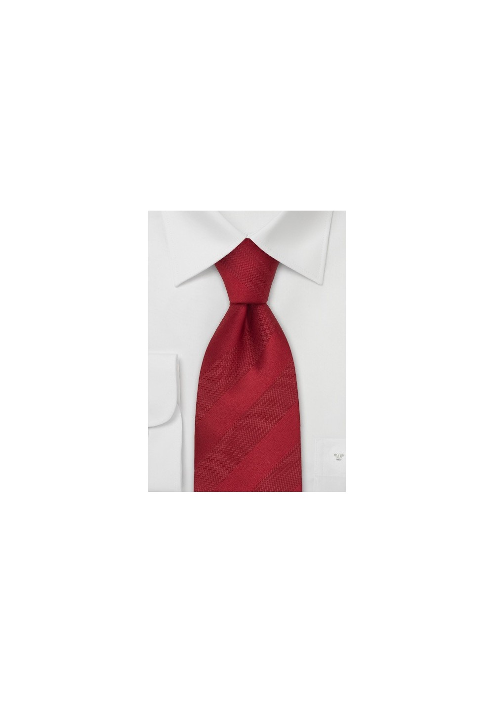 Chevalier Designer Ties - Silk Tie in Bright Red