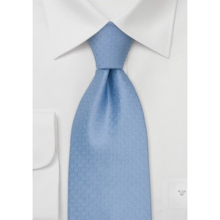 Designer Neckties - Sky Blue Silk Tie by Chevalier