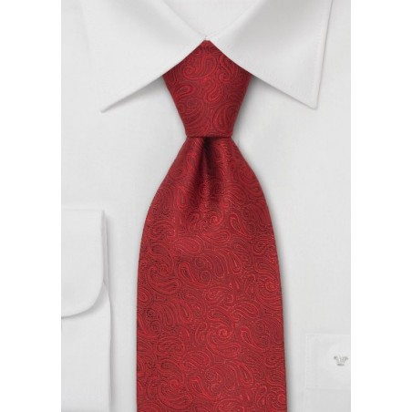 Modern Paisley Necktie by Chevalier