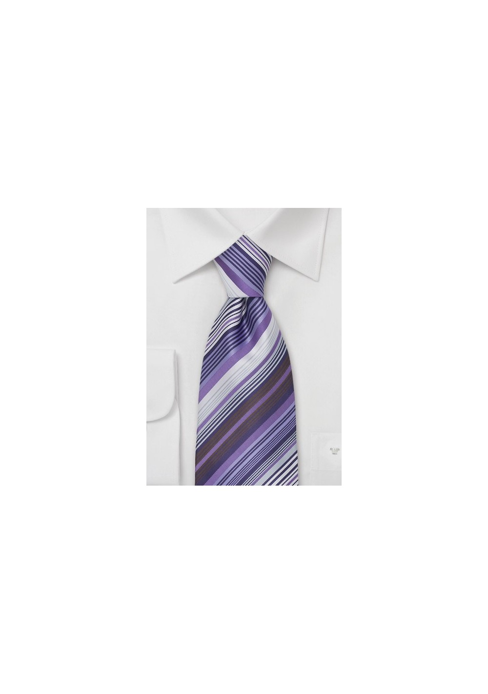 Modern Necktie in Lavender Purple