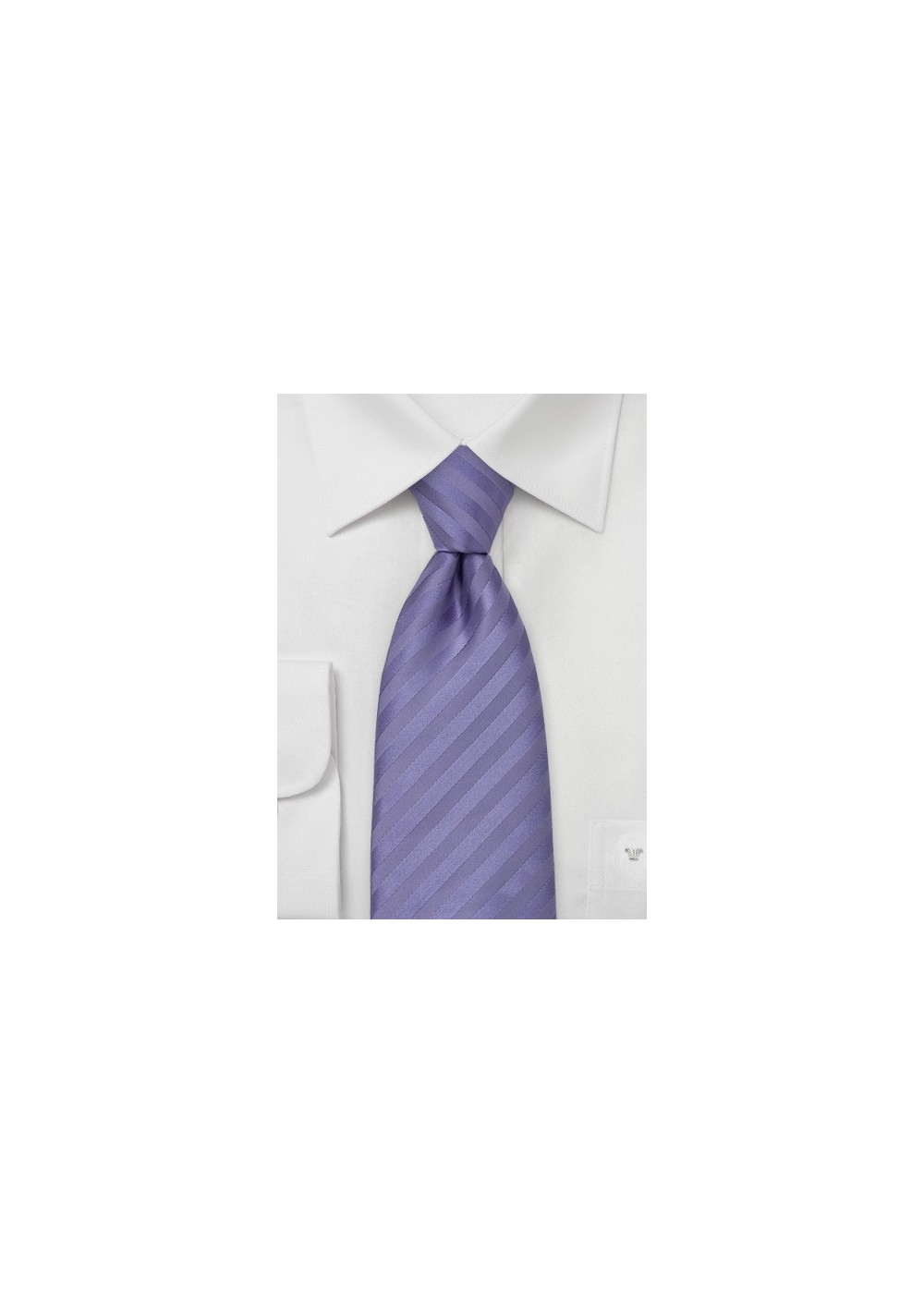 Lavender Purple Silk Tie in Extra Long Length