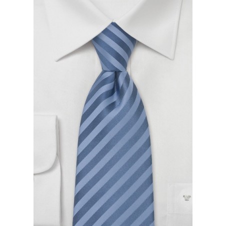 Columbia Blue Silk Tie