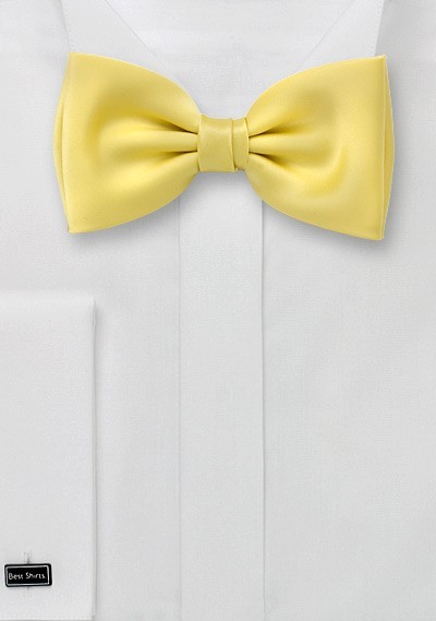 Light Yellow Bow Tie