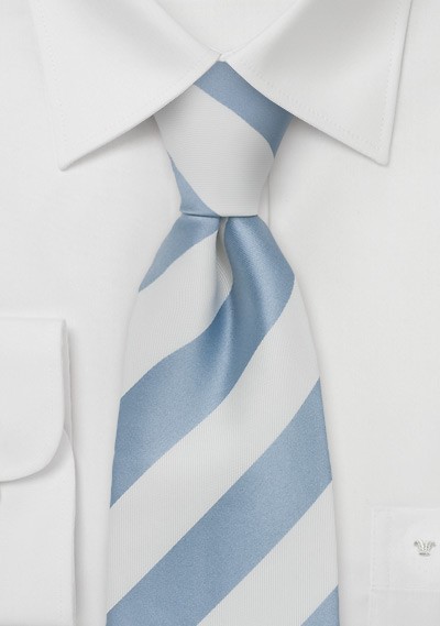 Baby-Blue and White Mens Tie | Cheap-Neckties.com