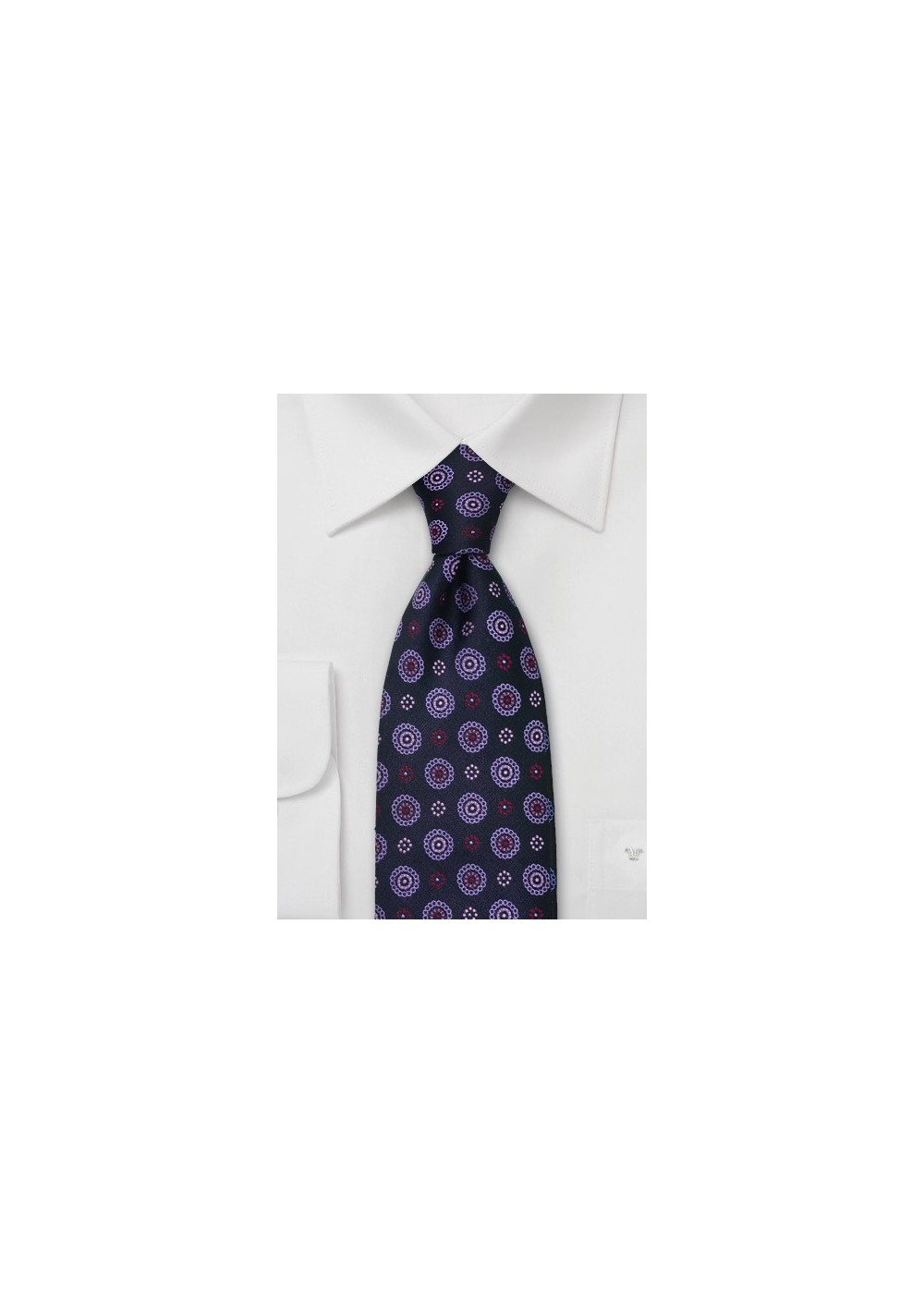 Lavender and Purple Silk Tie by Chevalier