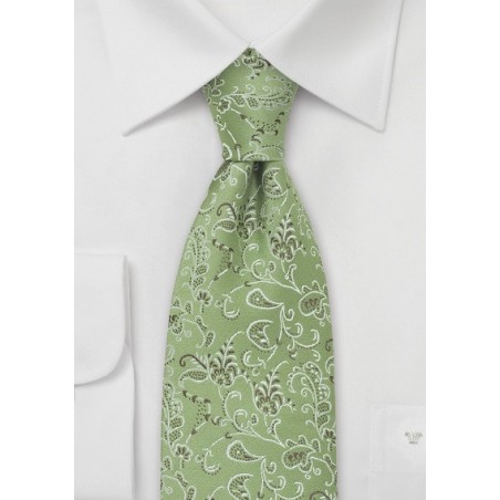 Emerald Green Designer Tie by Chevalier