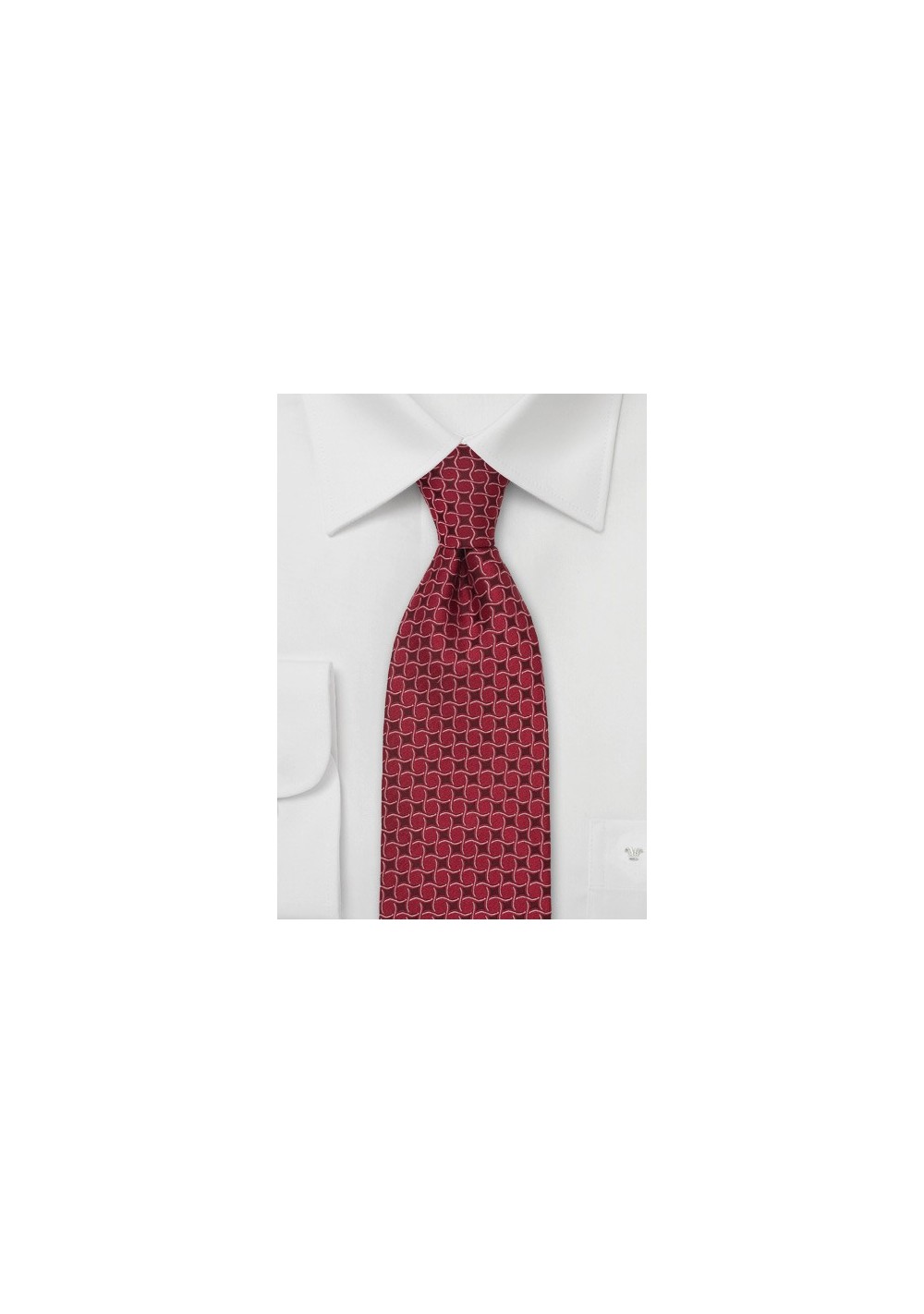 Persian Red Silk Tie by Chevalier