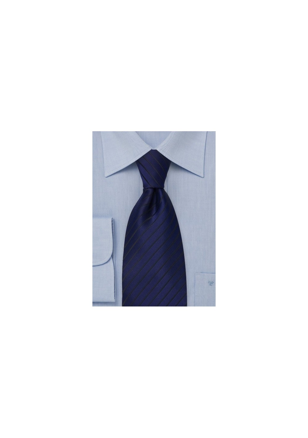 Sapphire Blue Tie in XL Length