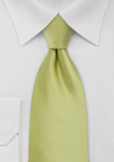 Light Pear Green Necktie