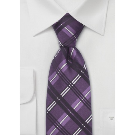 Italian Design Necktie in Purple
