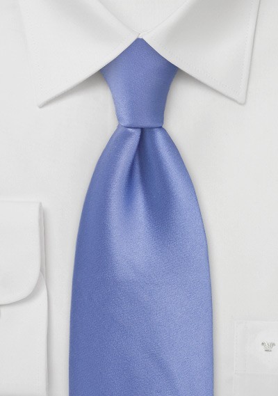 Extra Long Necktie in Carolina Blue