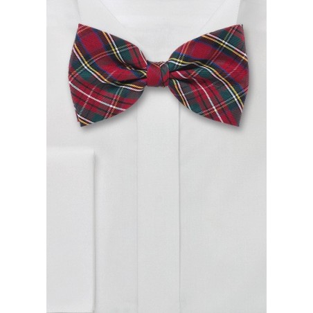 Tartan Checkered Bow Tie