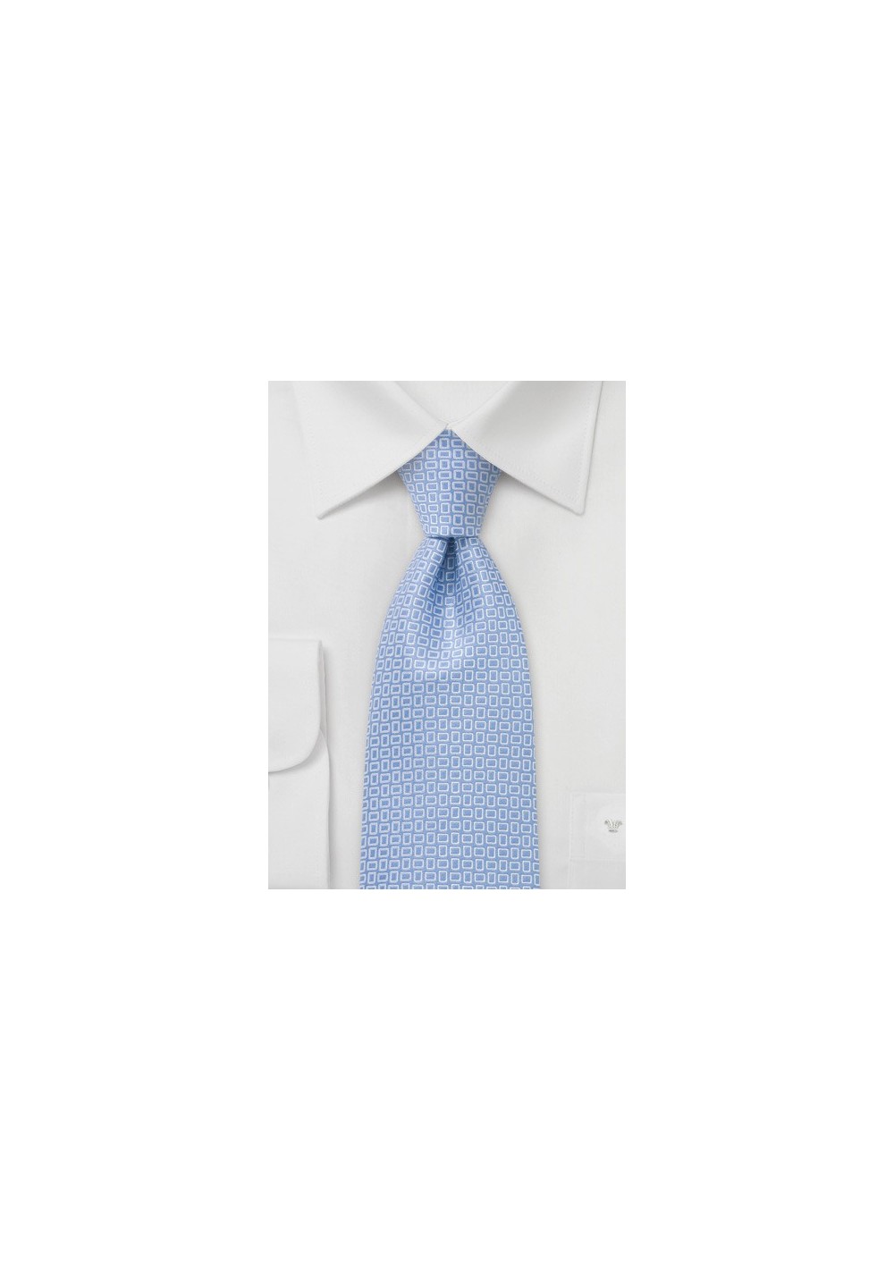 Powder Blue Designer Silk Tie