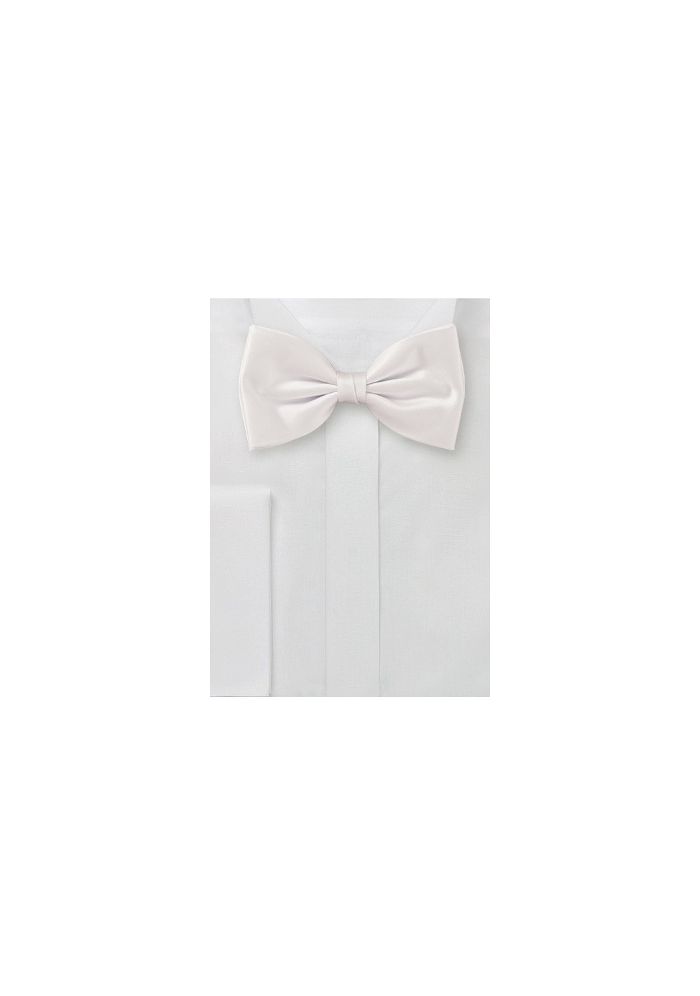 Silk Bow Tie in Ivory