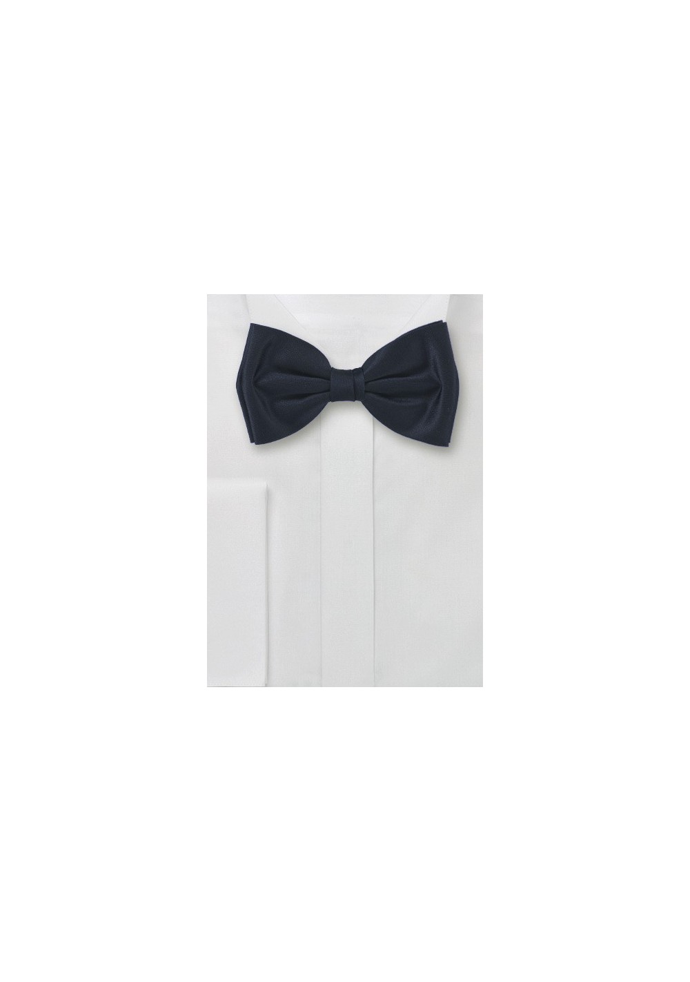 Charcoal Gray Silk Bow Tie