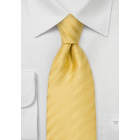 Lemon Yellow Kids Silk Tie