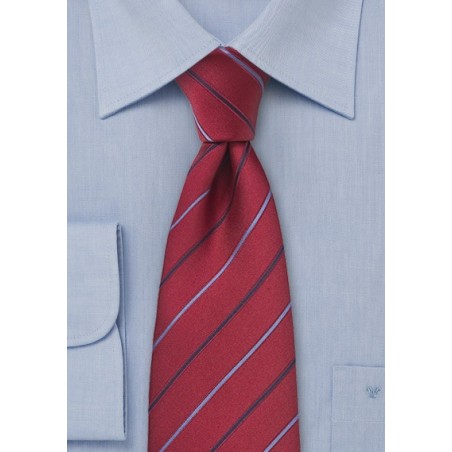 Red and Blue Mens Necktie