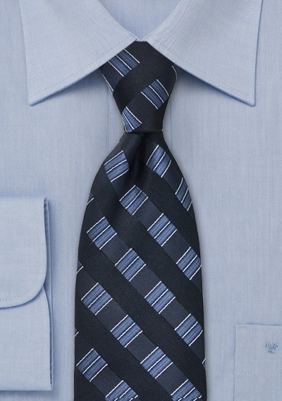 Classic Midnight Blue Silk Tie | Cheap-Neckties.com
