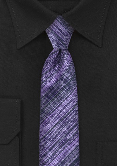 Skinny Purple Necktie