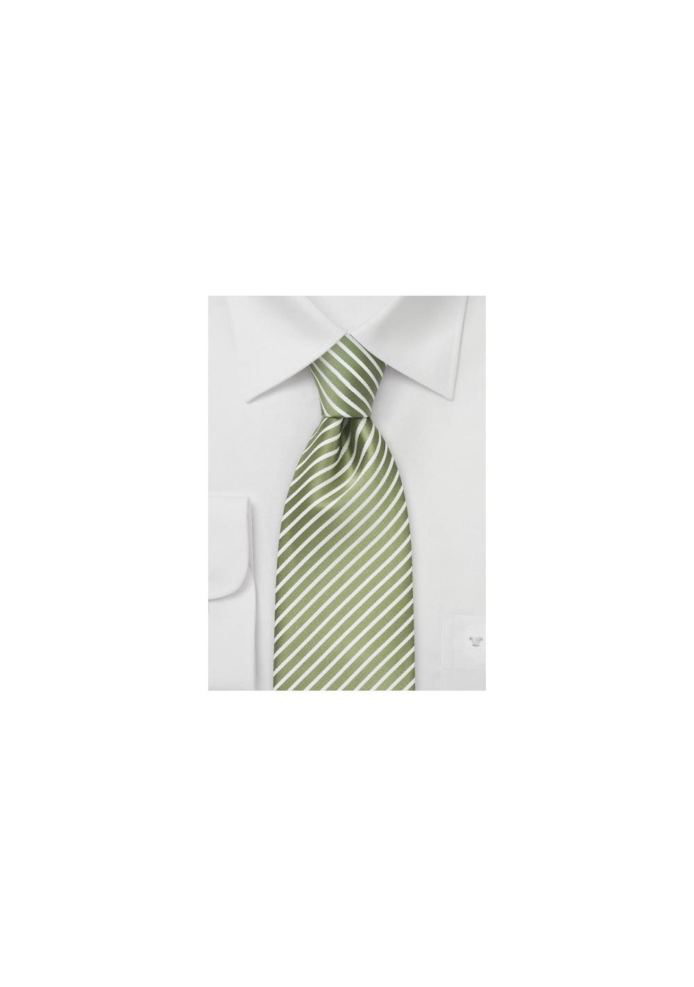 Extra Long Spring Green Necktie
