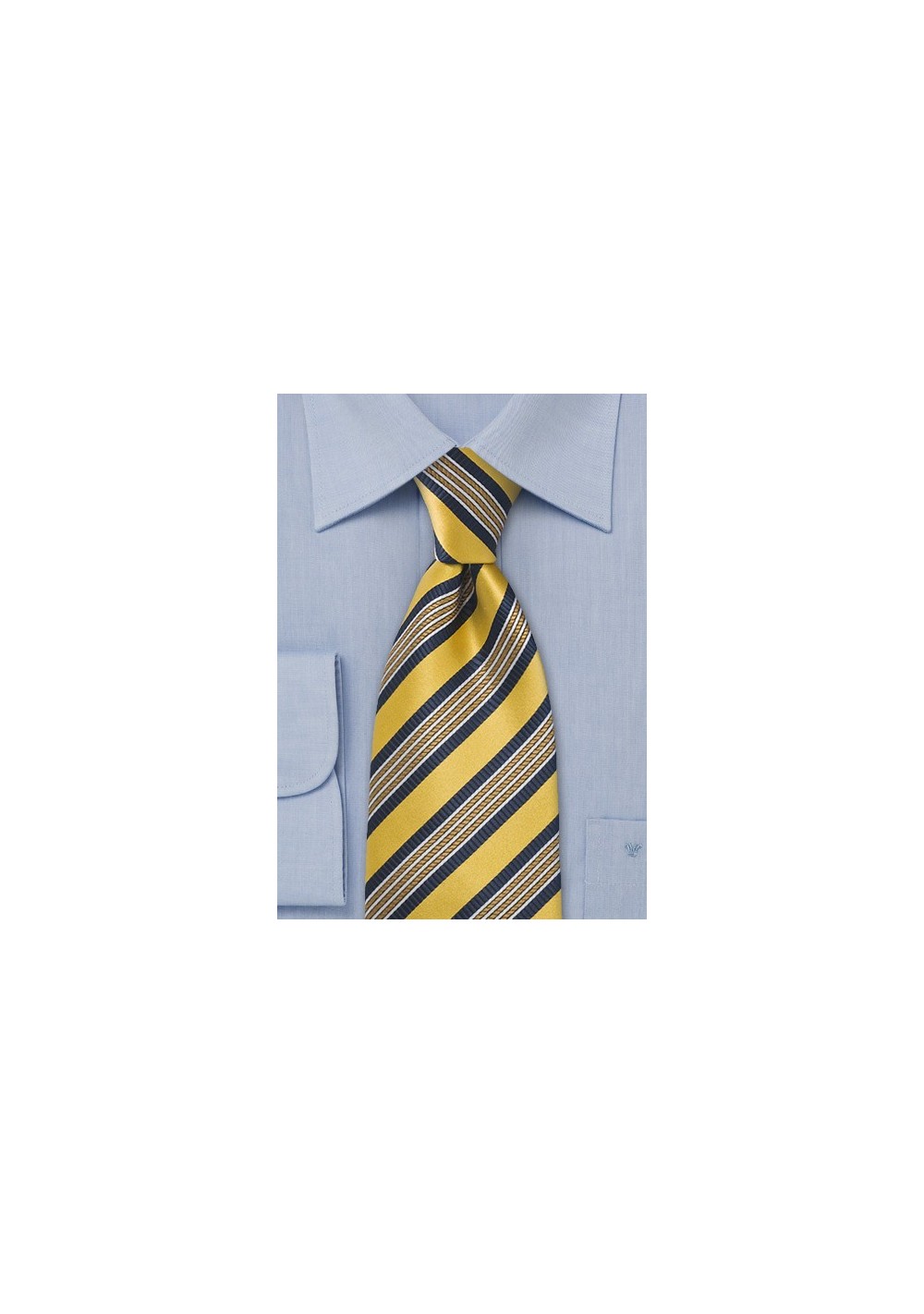 Yellow Gold Striped Tie