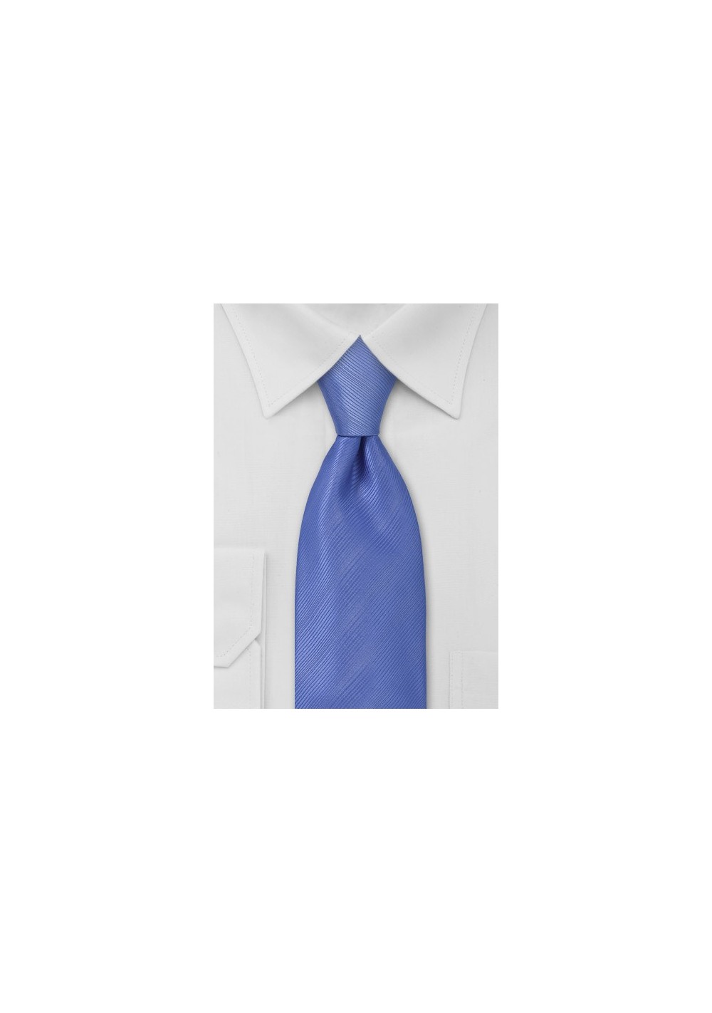 Solid Periwinkle Blue Necktie