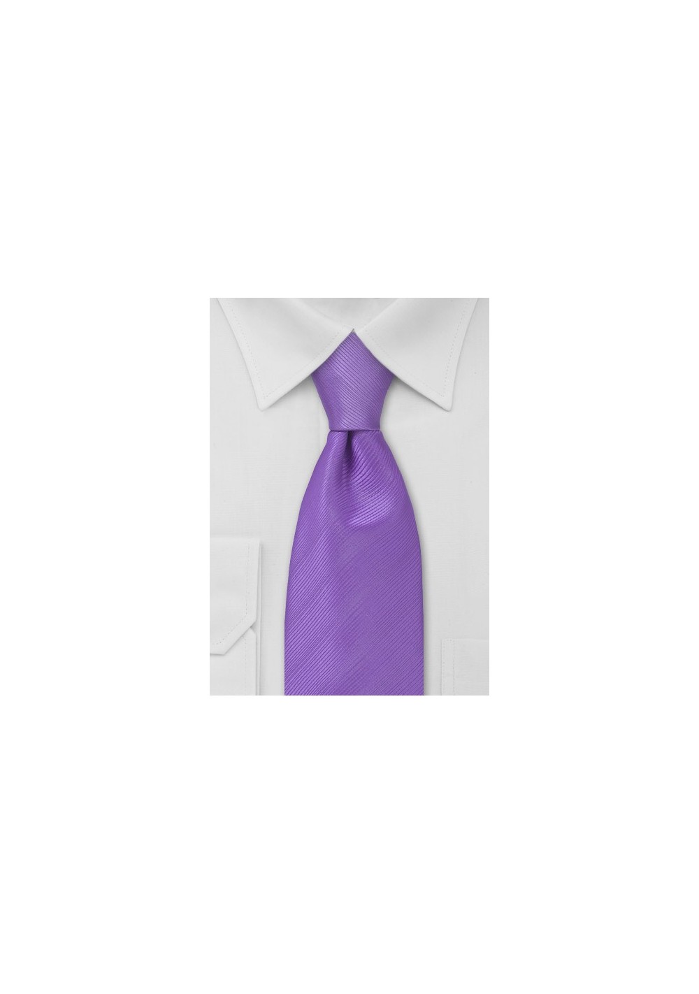 Solid Lilac Mens Tie