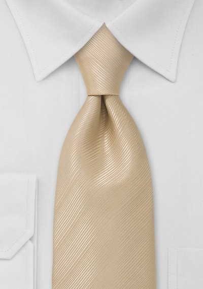 Formal Solid Champagne Tie | Cheap-Neckties.com