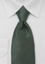 Elegant Dark Green Mens Tie