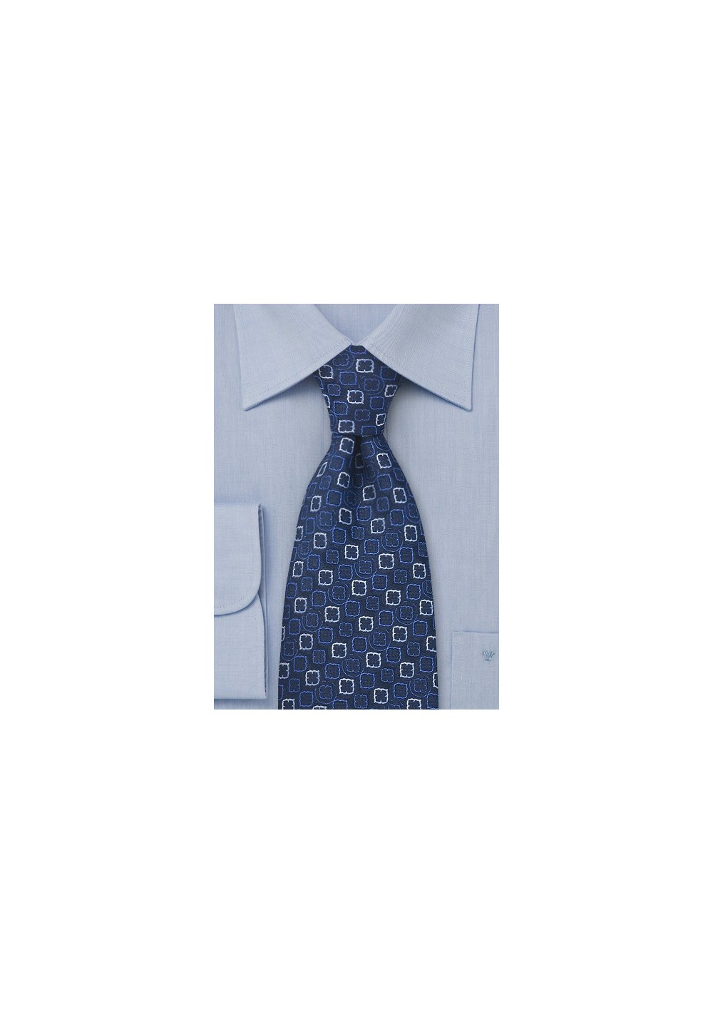 Modern Midnight Blue Tie