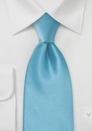 Bright Malibu-Blue Silk Tie