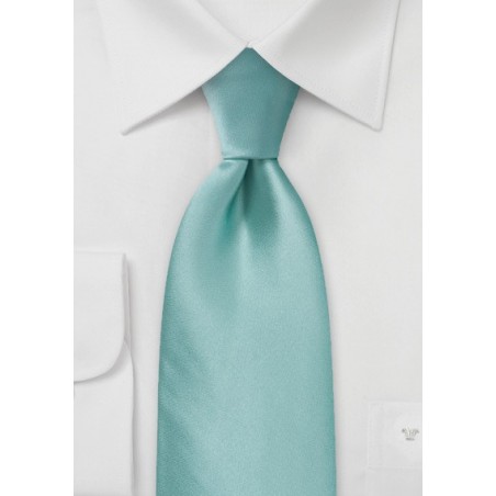 Light Mint Green Silk Tie