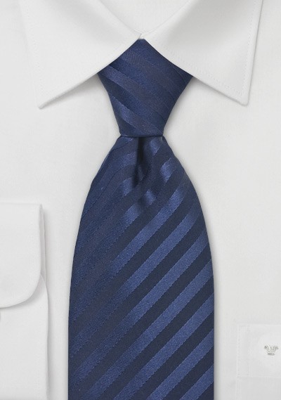 Dark Sapphire Blue Silk Tie
