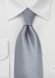 Solid Dolphin-Silver Necktie