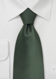Dark Green Kids Silk Tie