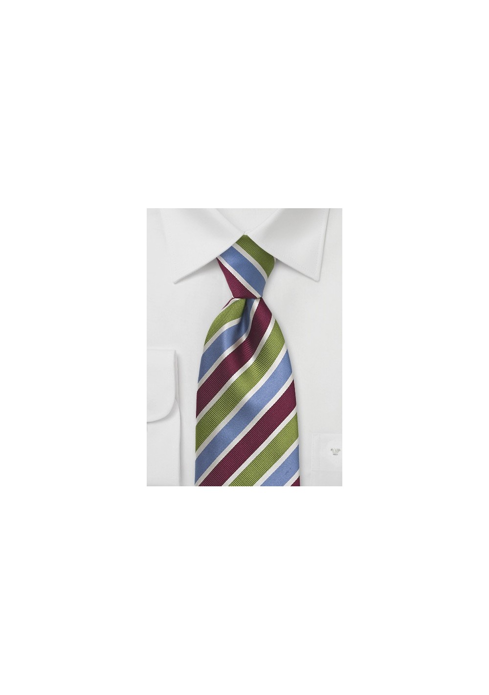Multicolored Striped Designer Tie