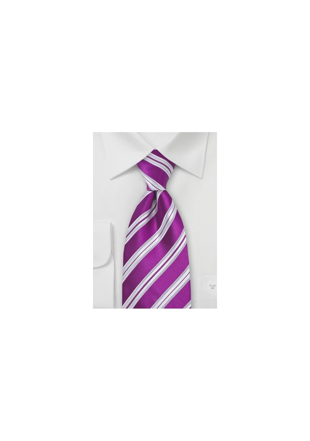 Bright Purple Silk Tie