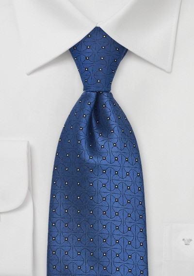 Sapphire Blue Designer Tie