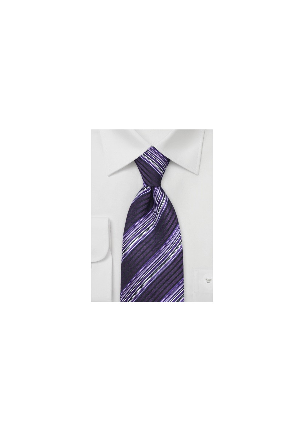 Trendy Purple Designer Tie