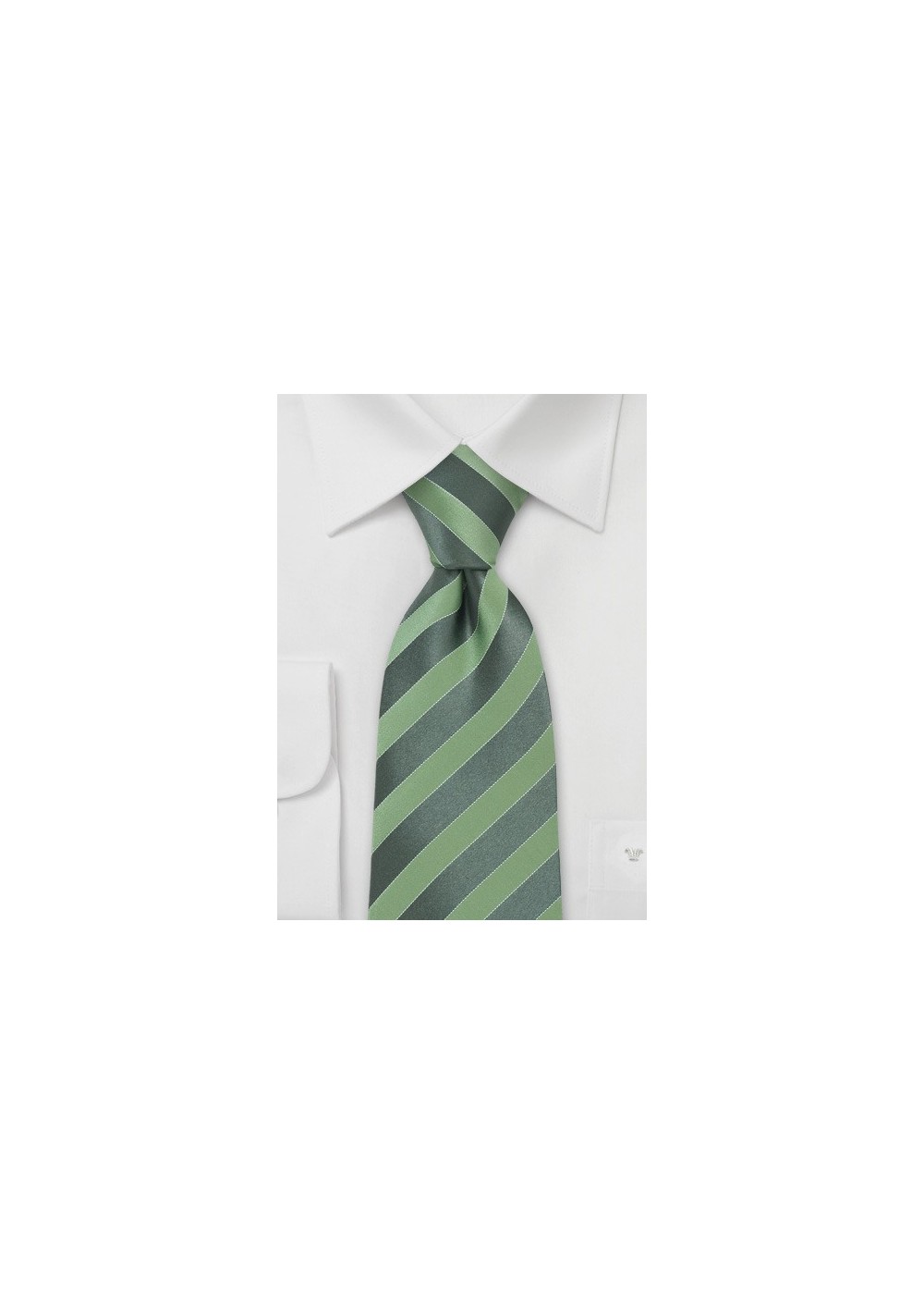 Modern Bright Green Silk Tie