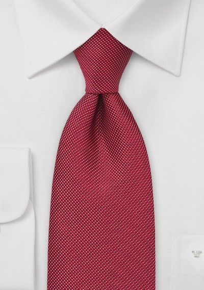 Patterned Tie in Red and White | Cheap-Neckties.com
