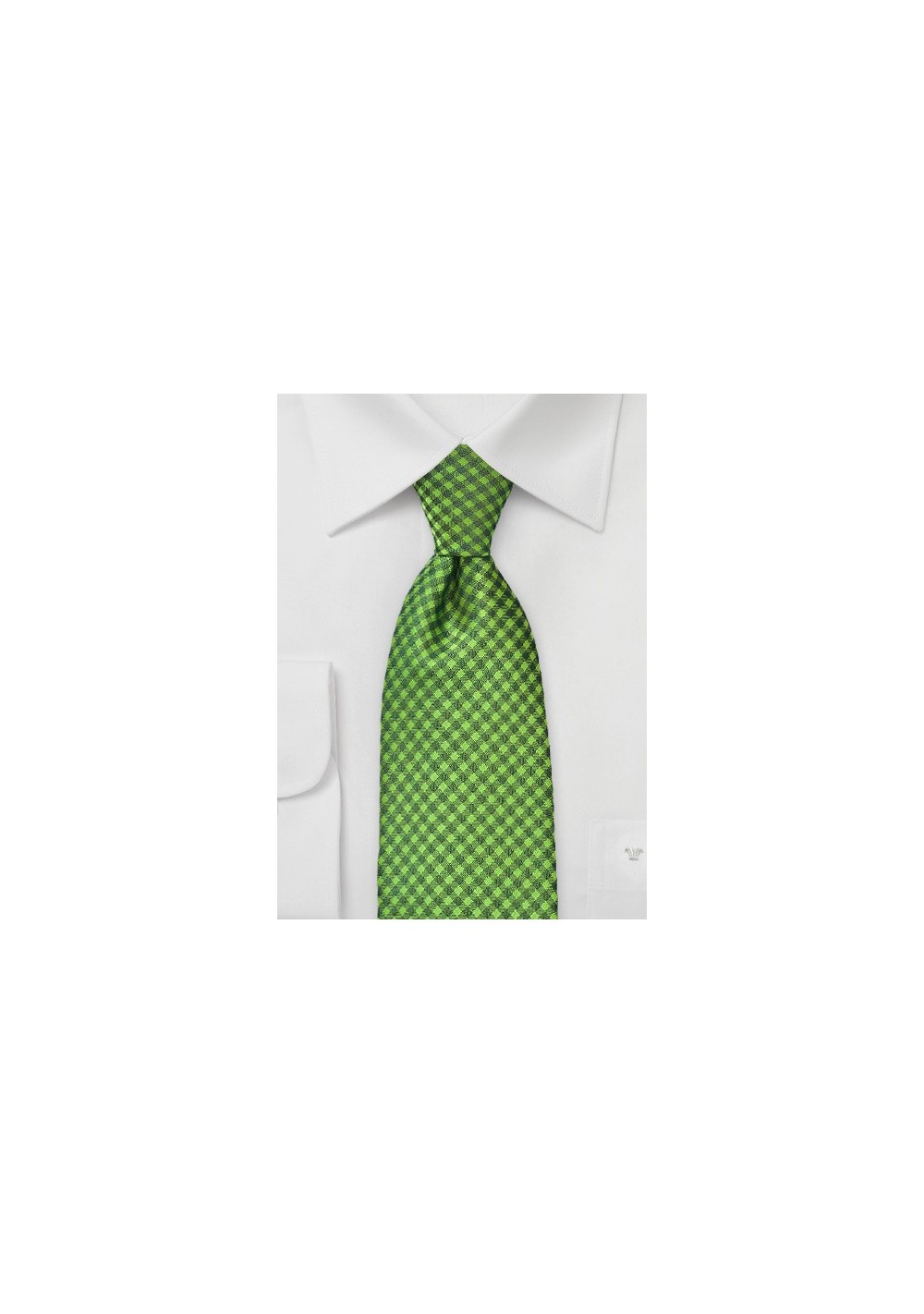 Sycamore Green Checkered Tie