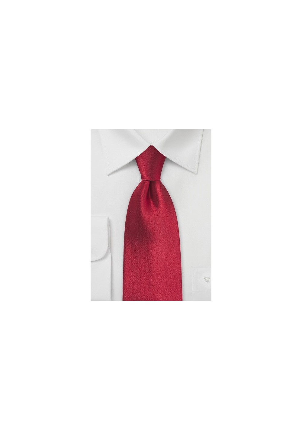 Cherry Red Mens Tie in XL