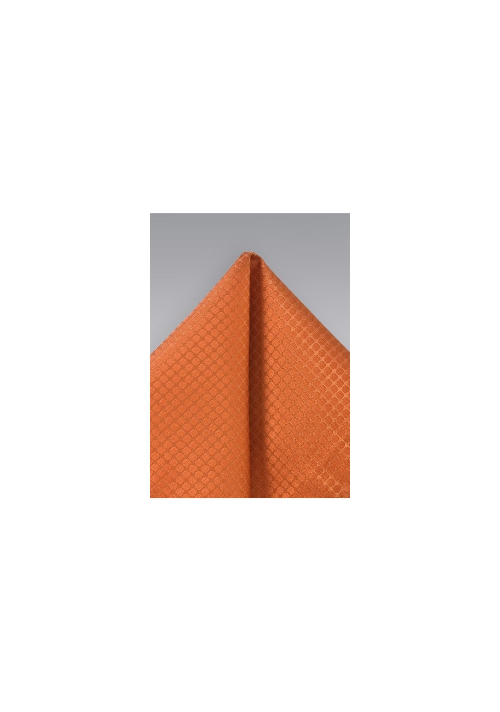 Trendy Orange Pocket Square