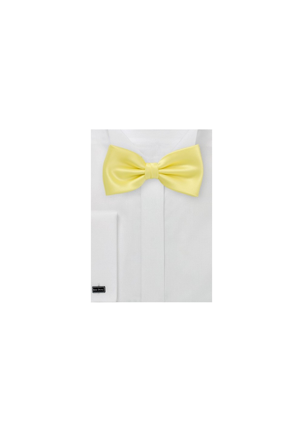 Light Pastel Yellow Bow Tie