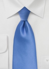 Solid Tie in Warm Riviera Blue